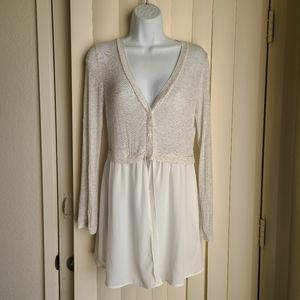 Monteau Light & Sheer Cardigan, Junior's Size M